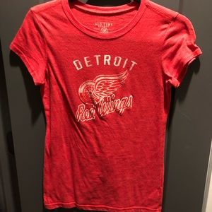 Red wings tee shirt